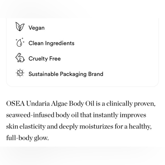 $13❤️🔥 LAST 1! OSEA Undaria Algae Body Oil Travel Size 🌊 NEW IN BOX Barrier - Picture 5 of 8